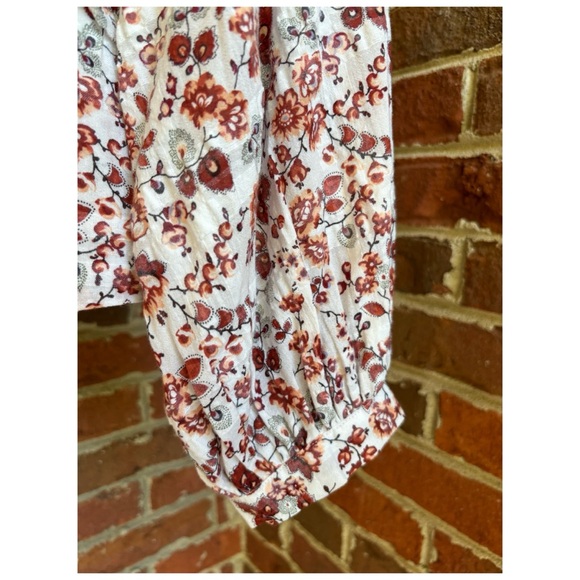 NWOT Anthropologie Smocked Buttondown Blouse  Size Small - Picture 11 of 16